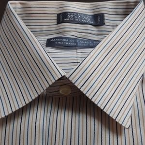 NWOT Markham of Canada 80's 2-Ply Dress Shirt